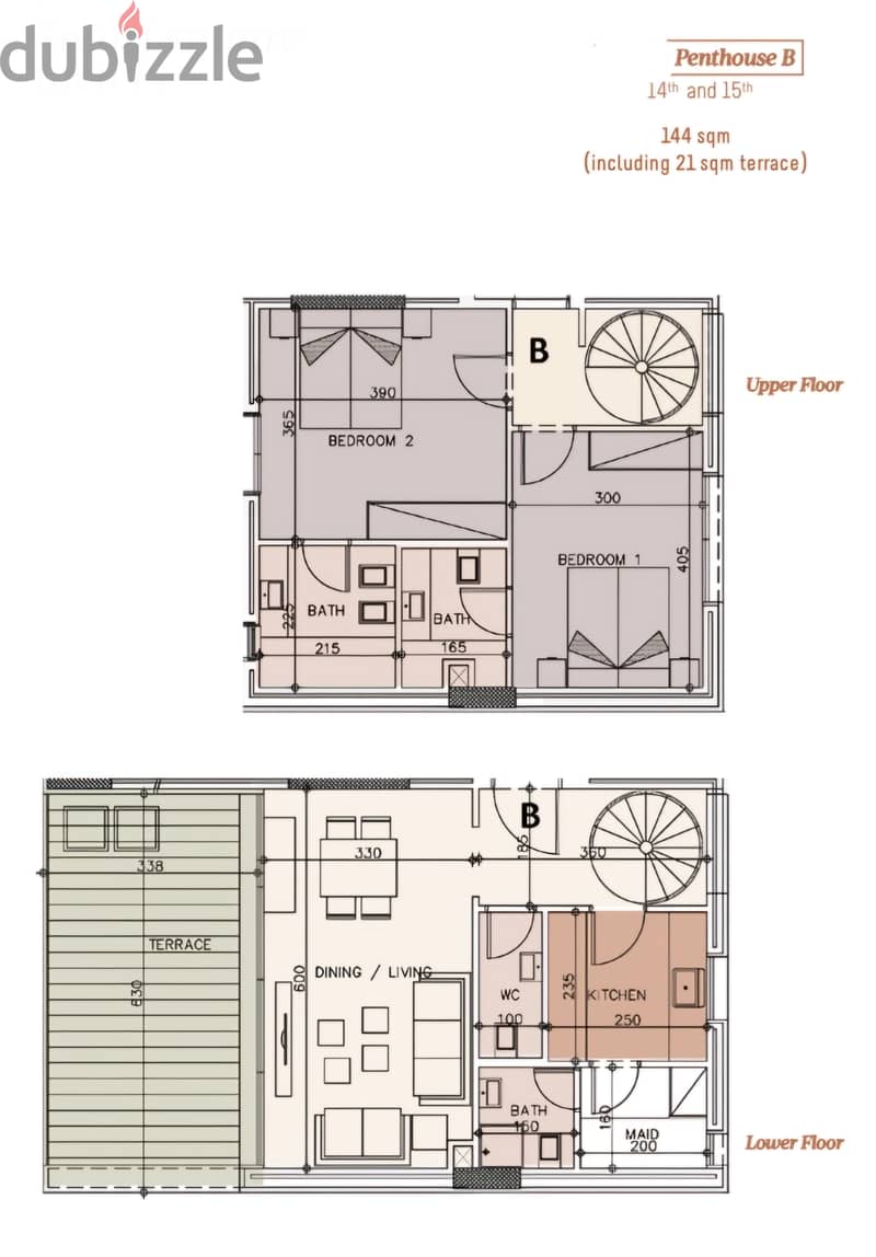 Apartment for sale in Achrafieh/ Duplex/ Amazing View/ Terrace 8