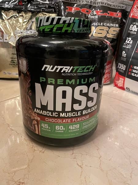 Whey mass gainer nutritech 5kg 0