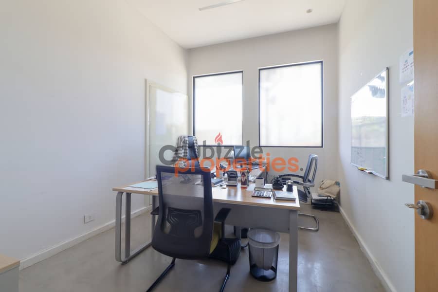 Furnished Office For Rent in Bourj Hammoud + HUGE TERRACE CPCF108 13