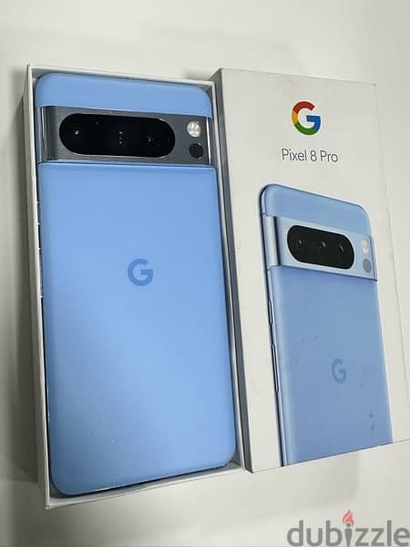 Google pixel 8 pro blue 128gb/12gb used like new 0