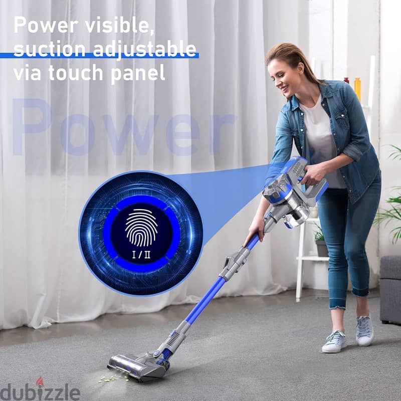 Rechargeable Vacuum Cleaner, Bendable Floor & Carpet Cleaner مكنسة 2