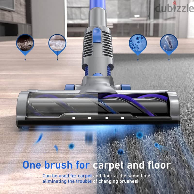 Rechargeable Vacuum Cleaner, Bendable Floor & Carpet Cleaner مكنسة 3