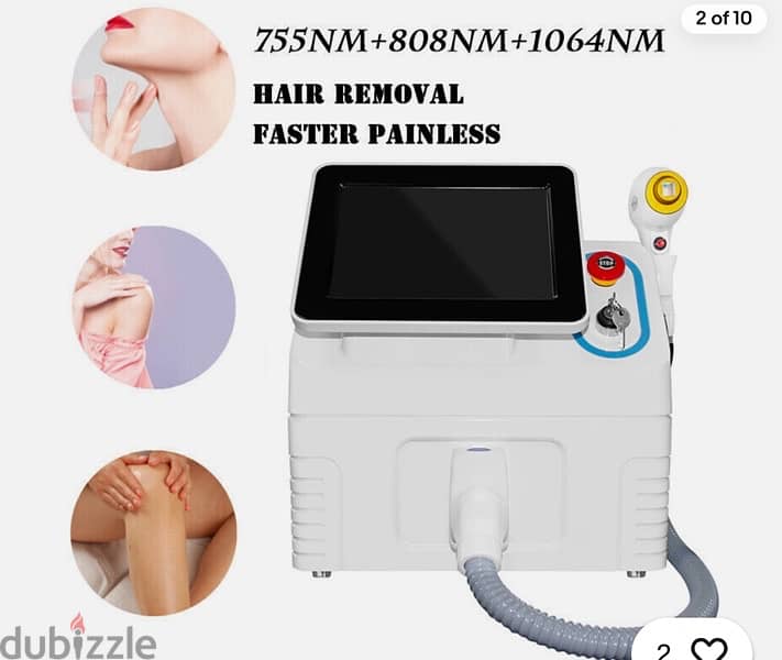 Hair removal diode Alexandre nd yag machine 7