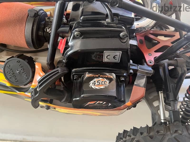 Baja roven RC car 45 cc like new almost 5