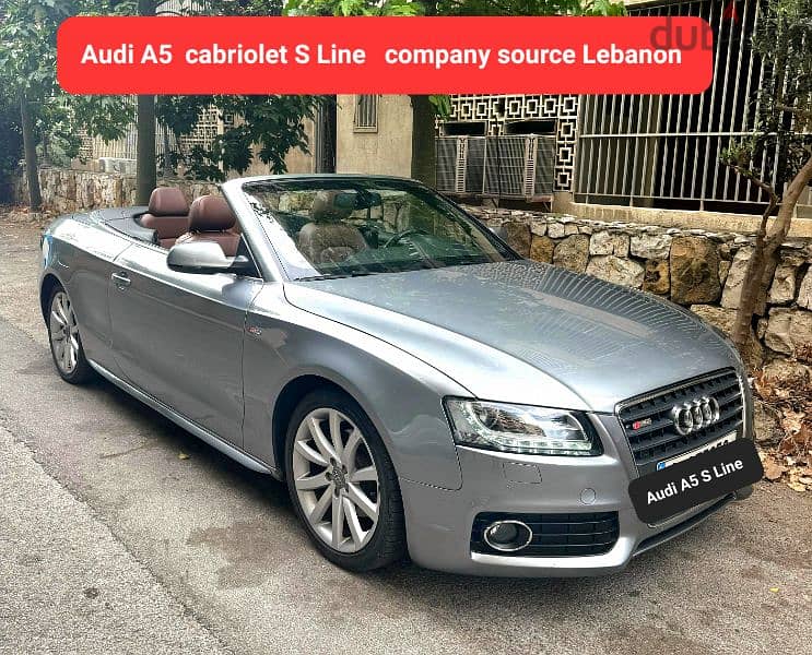 2010 Audi A5 S Line cabriolet مصدر الشركة لبنان 1