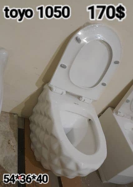 كرسي تعليق  اببض/أسود/رمادي . white/black/grey wall hung toilet seats 2