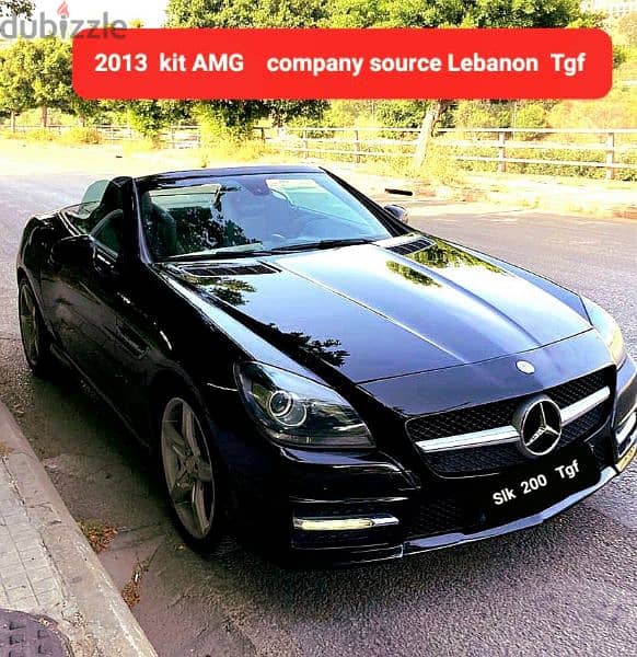 2013  Slk 200. Mercedes-Benz SL-Class kit AMG مصدر الشركة لبنان 8