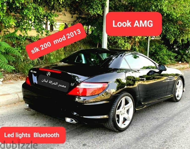 2013  Slk 200. Mercedes-Benz SL-Class kit AMG مصدر الشركة لبنان 12