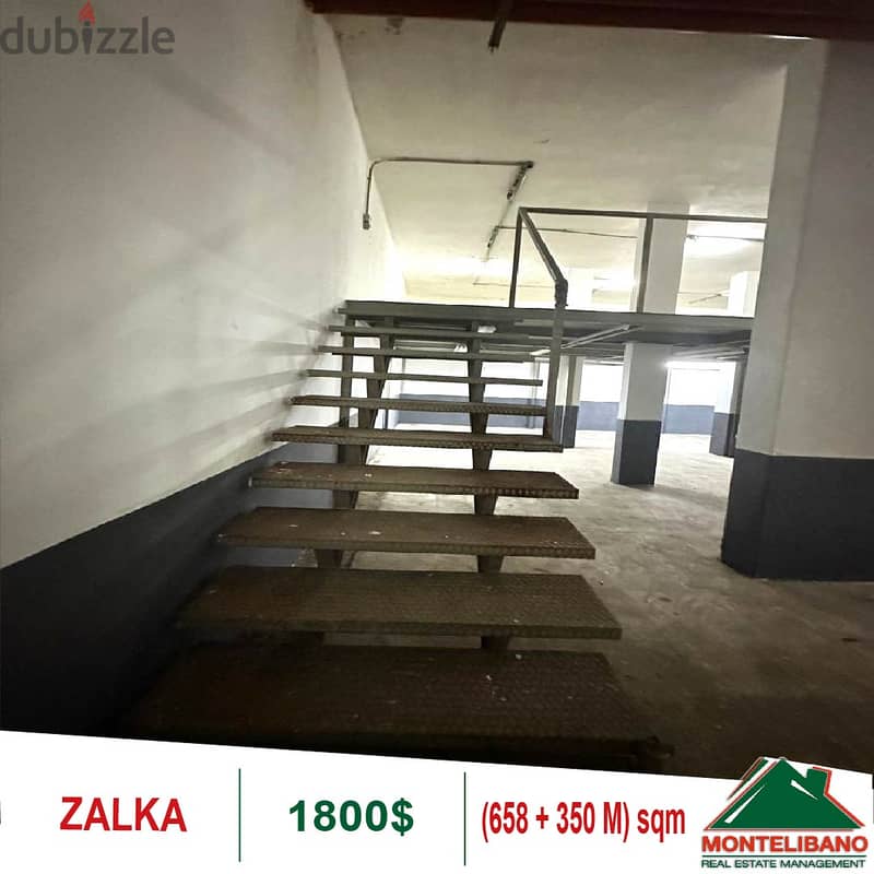 1800$!! Warehouse for rent located in Zalka 3