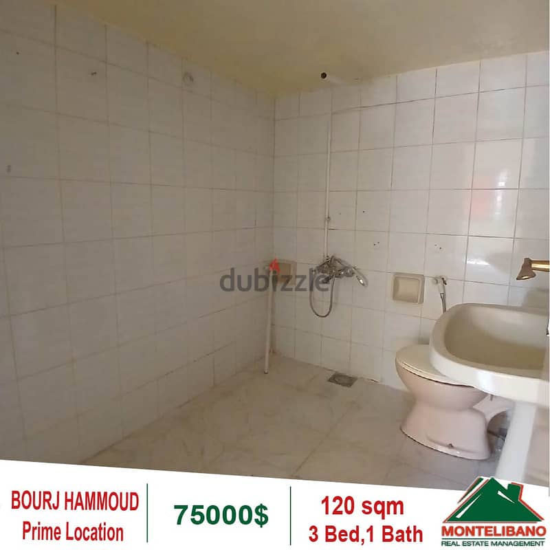 75000$!! Prime Location Apartment for sale located in Bourj Hammoud 5