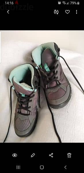 decathlon  shoes for hiking size38 used once