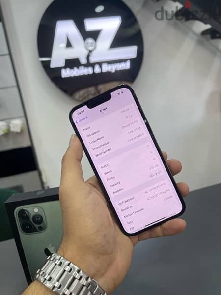 iphone 13 pro 256 Gb open box 6