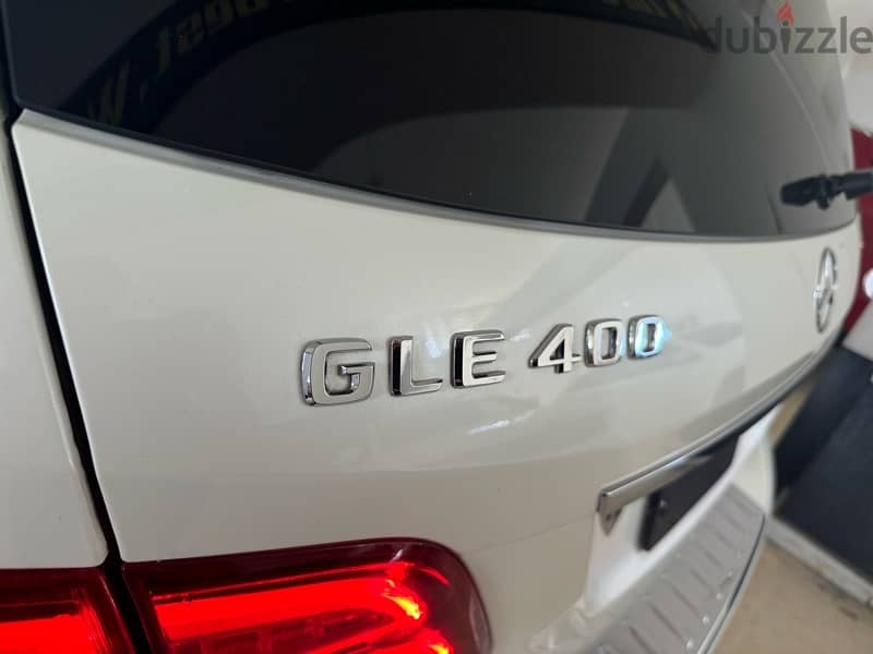 Mercedes GLE400 2016, AMG/// super clean,(لكشه خفيفه جداً جداً) makfol 12