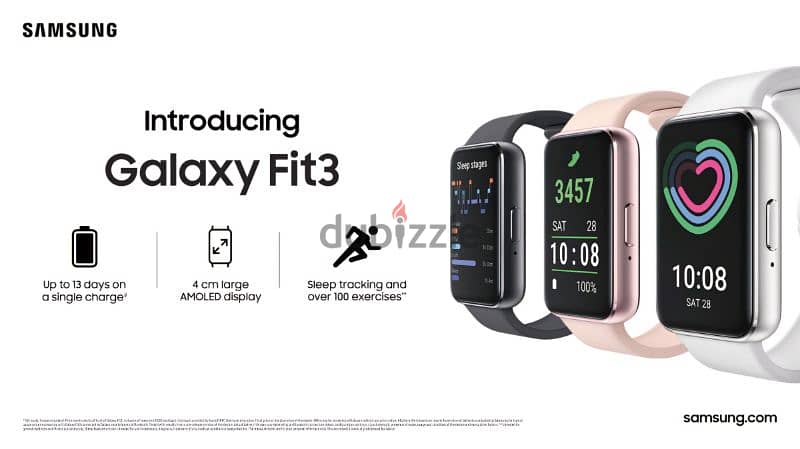 Samsung Galaxy Fit 3 (Silver) with Extra Black Band 0