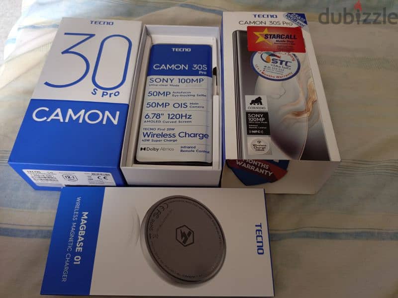 camon 30s pro 16ram 256gb oben box only not use 220$ 2