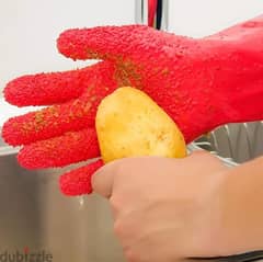 1 pair of peeled potato cleaning gloves 0