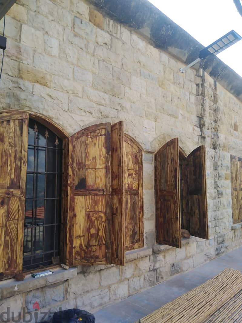 بيت تقليدي+ارض للبيع المتن صليما بعبدات Old Traditional Stone House 5