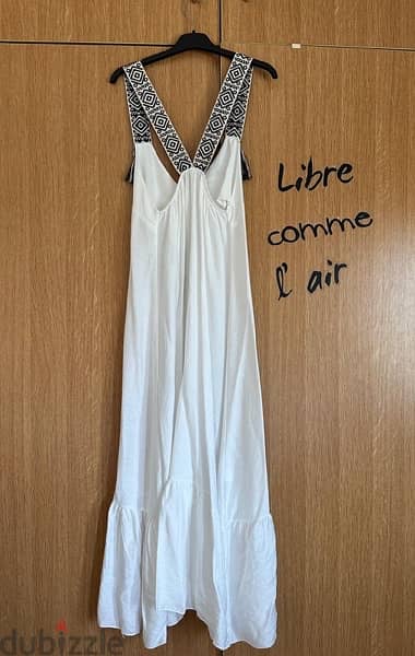 High Quality Long Dress available - One Size - in White, Beige 3