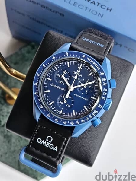 OMEGA X SWATCH MOONSWATCH - MISSION TO NEPTUNE - NEW + EXTRA STRAP 4