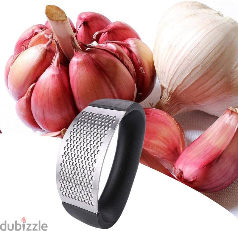 Stainless steel garlic presser اداة طحن الثوم 3