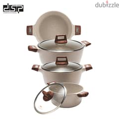 DSP Non-Stick Multi-Cookware Set of 7 PCS CA005-S01