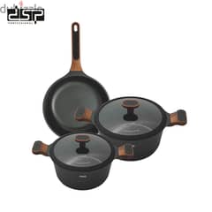 DSP 5 Pcs Multi-Cookware Set CA009-S01-Black