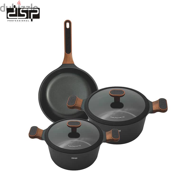 DSP 5 Pcs Multi-Cookware Set CA009-S01-Black 0