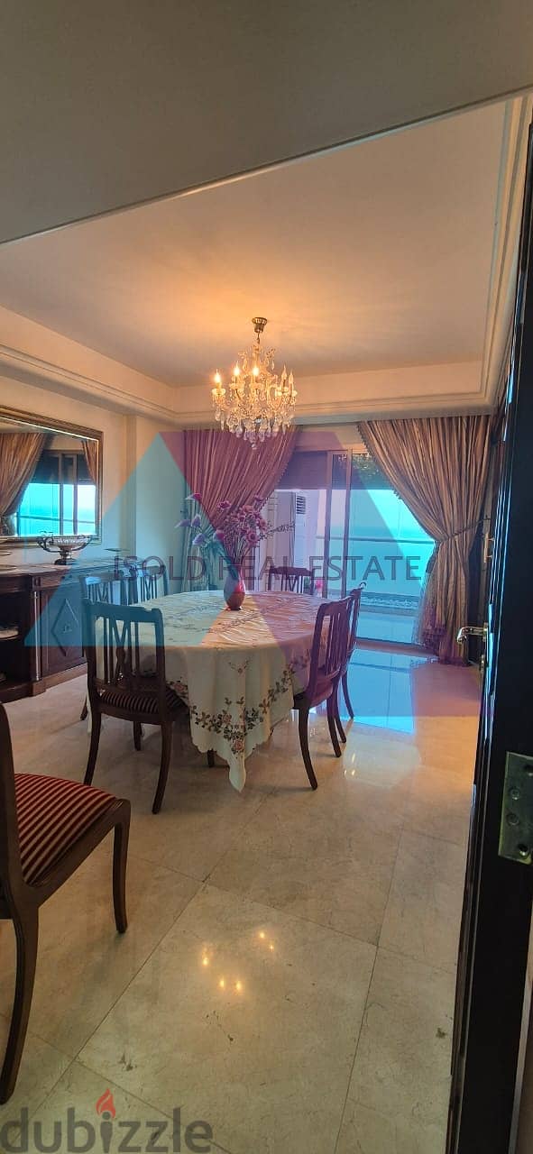 Luxurious decorated 300 m2 apartment+ sea view for sale in Rawche 1