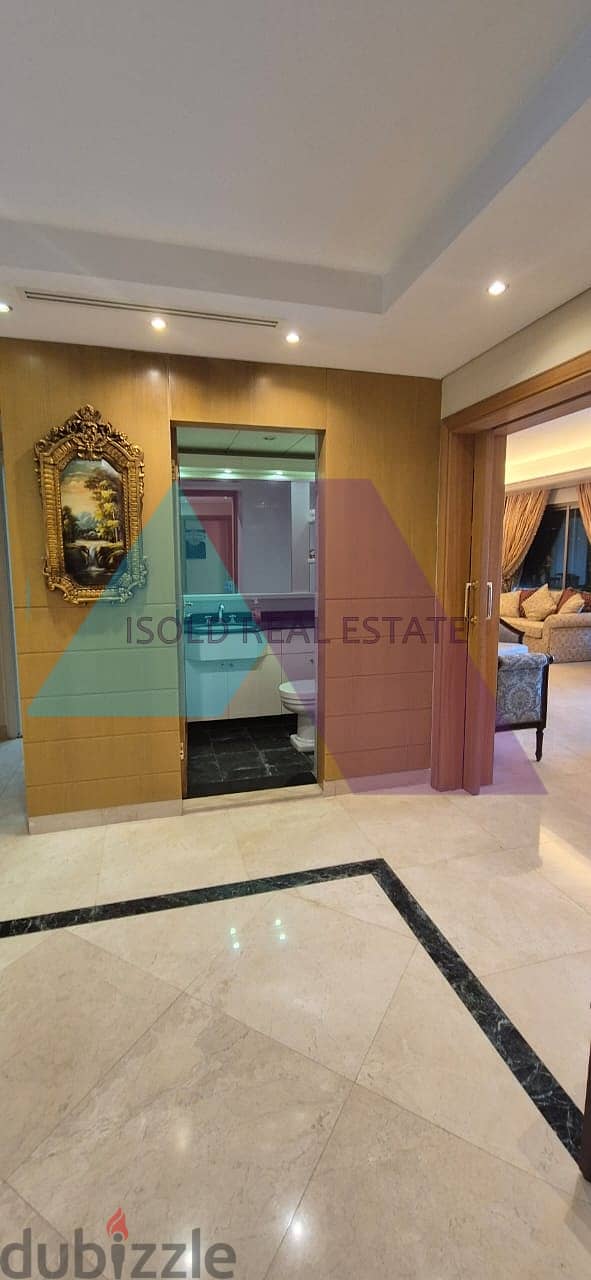 Luxurious decorated 300 m2 apartment+ sea view for sale in Rawche 2