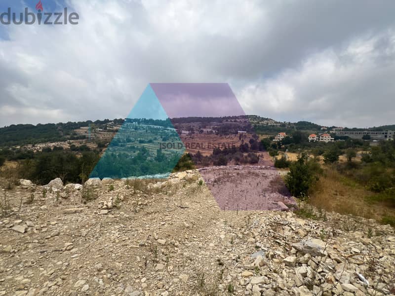 A 2638m2 land With Building Permit +mountain view for sale in Mechmech 1