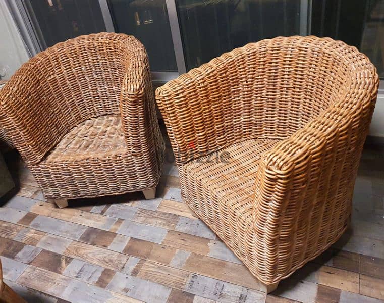 Bamboo Sofa Set 1