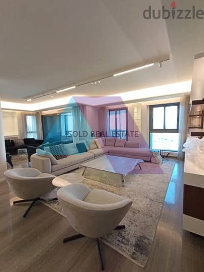 Luxurious Furnished 435 m2 apartment +open view for sale in Dbayeh