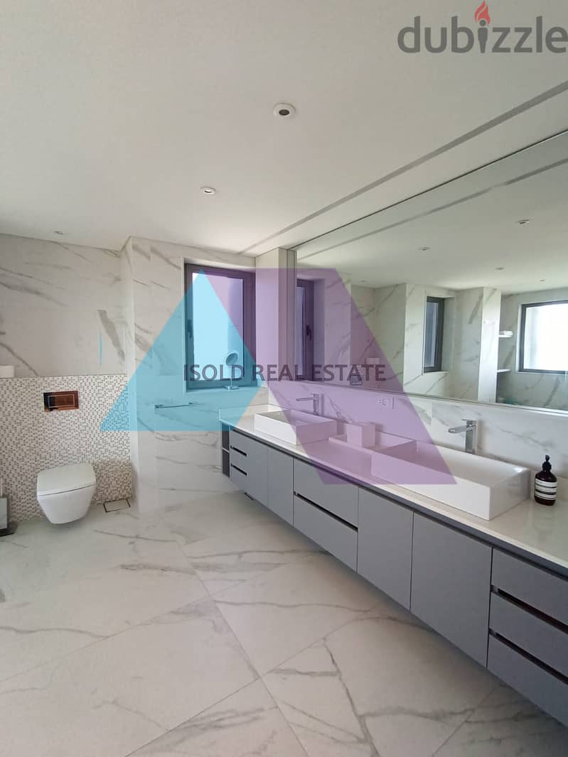 Luxurious Furnished 435 m2 apartment +open view for sale in Dbayeh 12