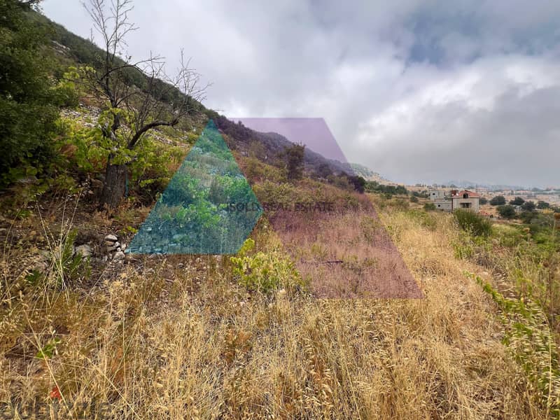 A 1500 m2 land having an open mountain view for sale in Ehmej 5