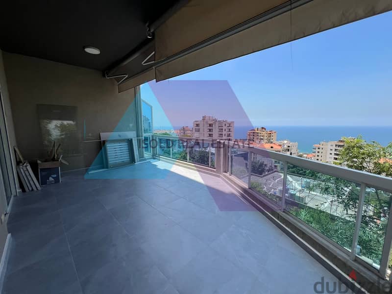 Renovated 180 m2 apartment+open sea view for sale in Sahel Aalma 1