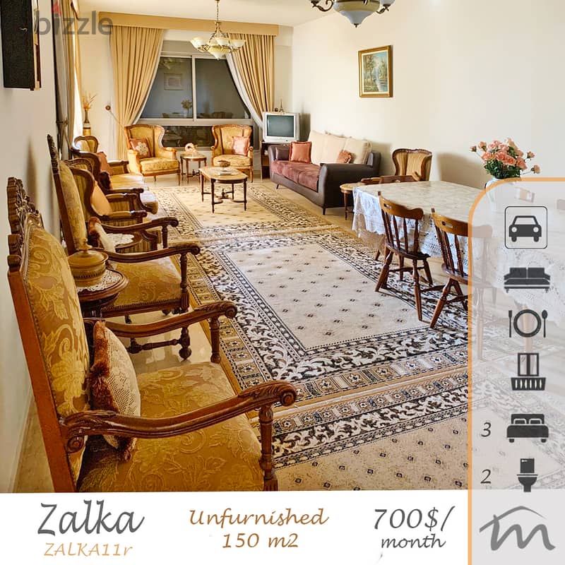 Zalka | UnFurnished 150m² | Panoramic Sea View | 3 Bedrooms Apartment 0