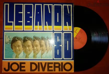 Joe Diverio "Lebanon 80" vinyl gatefold cover vg  vinyl vg