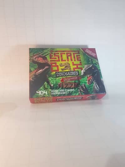 BOARD GAME "ESCAPE BOX DINOSAURES" FOR SALE !!!