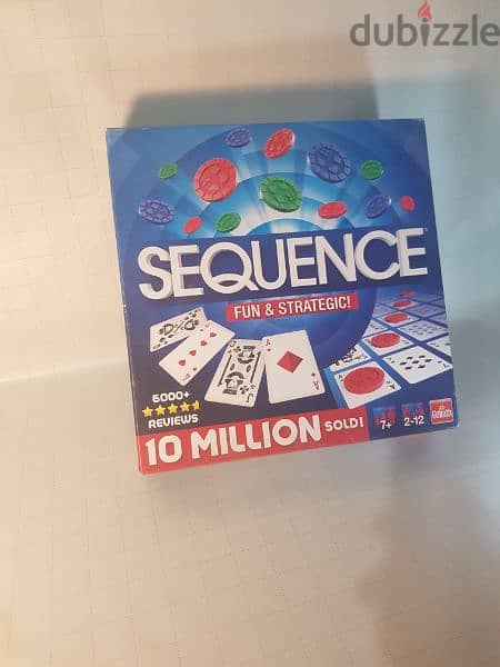 BOARD GAME "SEQUENCE" FOR SALE !!! 0