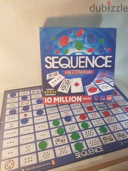 BOARD GAME "SEQUENCE" FOR SALE !!! 3