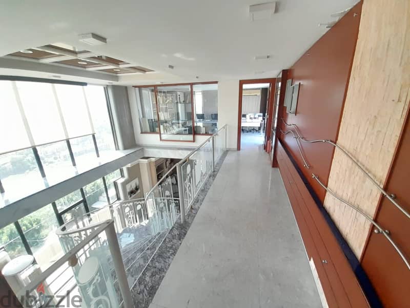 Prime location Fully Furnished 2 floors Office with Terrace in Mkalles 11