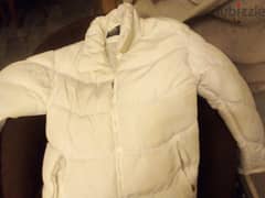 white super winter jacket 0