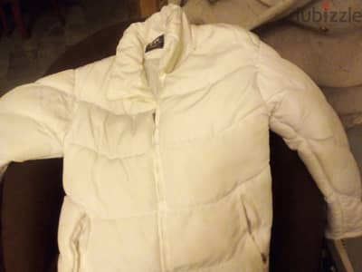 white super winter jacket