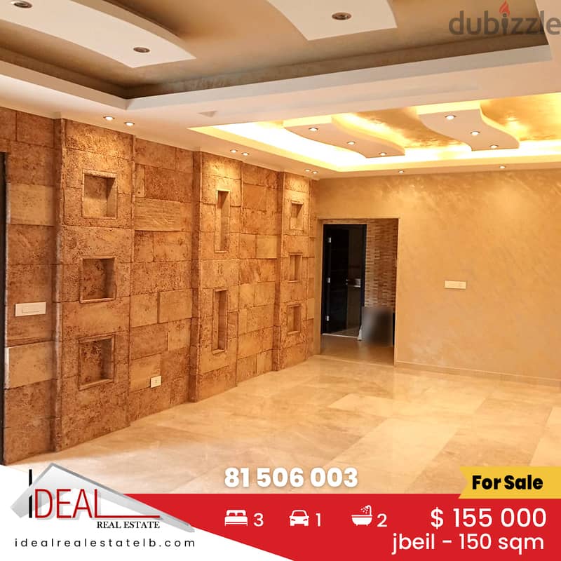 Apartment for sale on Jbeil 150 sqm  ref#jh17371 0