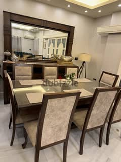 Beautiful Dining Table with Matching Closet (Excellent Condition)