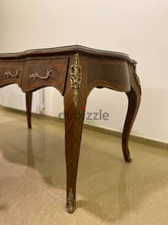 antique desk with chair 0