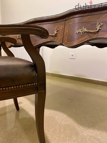 antique desk with chair 5