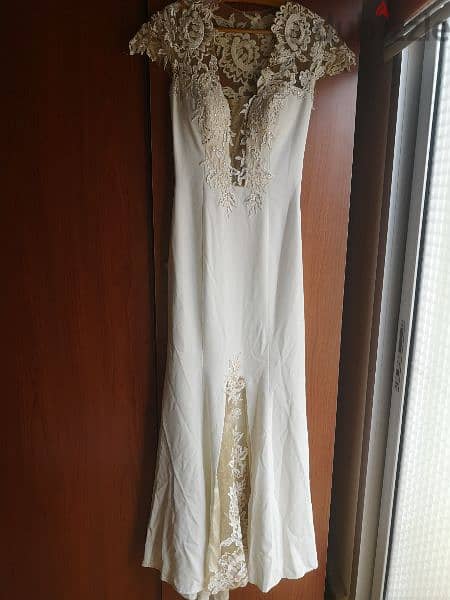 for sale off white long dress 0