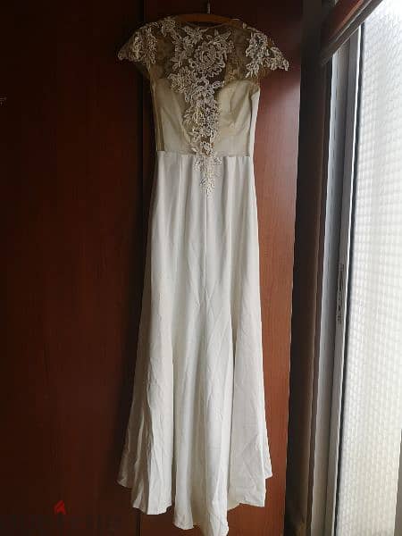 for sale off white long dress 1