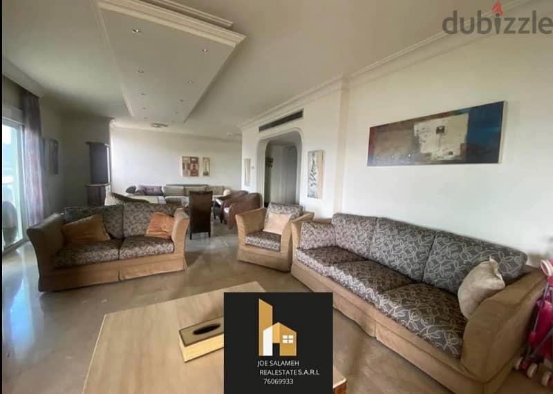 Sea view apartment in dbayeh 245m2 prime location 250,000$cash/ضبية 2